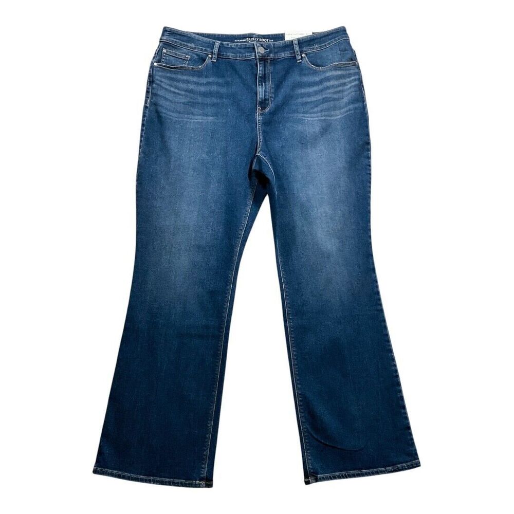 Chicos Platinum Womens Jeans size 16 new nwt $89 Slim Boot x30 Dark Wash Stretch